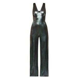 Bcbgeneration Women's Metallic Jumpsuit S